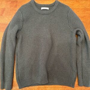 Outerknown Men's Textured Crewneck Sweater - Olive